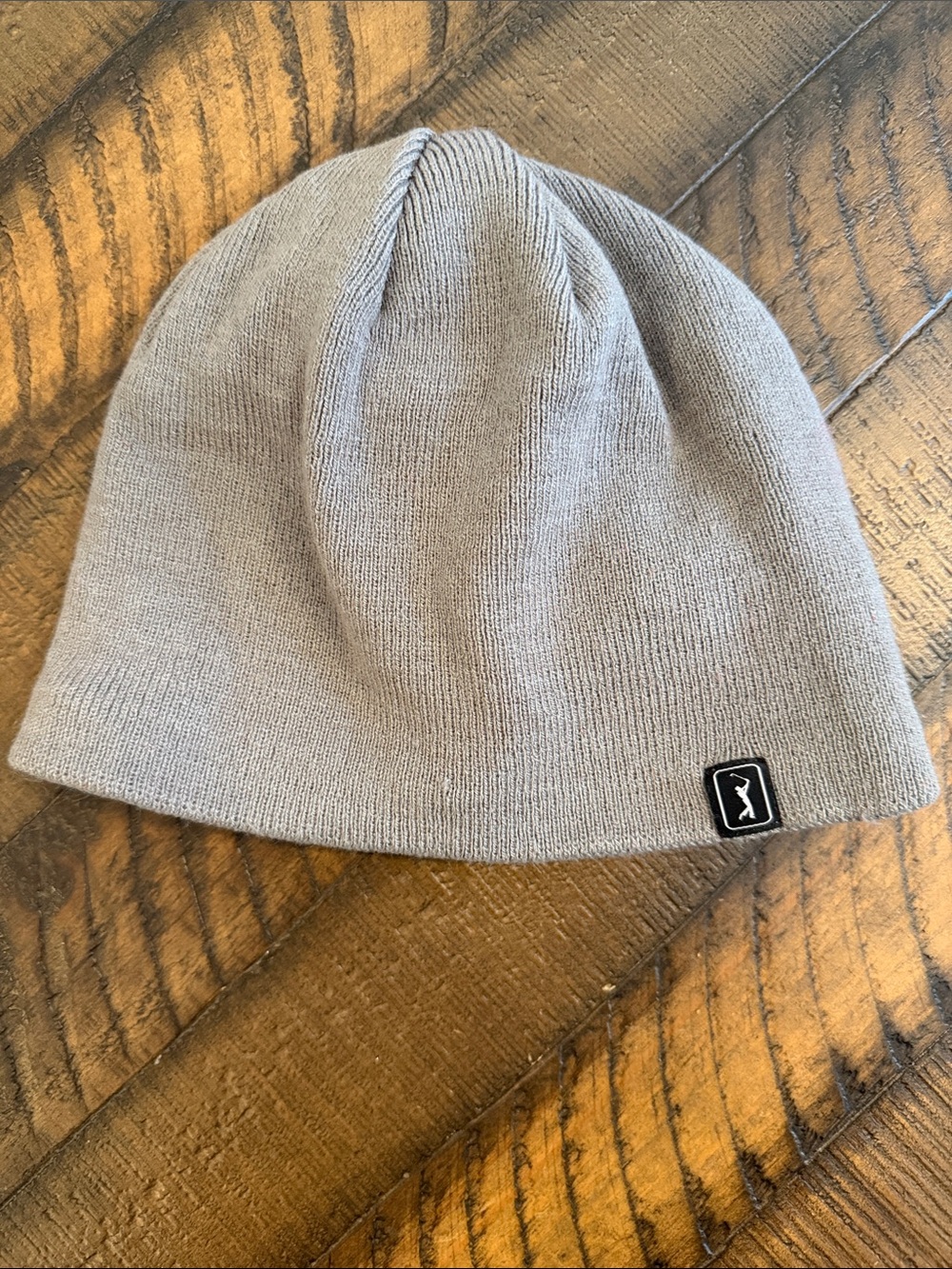 PGA Tour Gray Knit Beanie Hat